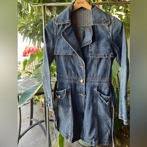 Rampage Women's Blue Denim Dress